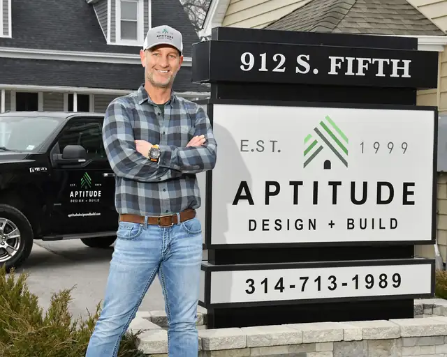 Matt Mierek, founder and president of Aptitude Design & Build in St. Charles, MO
